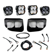 Squadron 2.0 Pro/Squadron Sae Dual Fog Pocket Light Kit Ford 2020-22 F-250/350 Super Duty Clear Upfitter Baja Designs