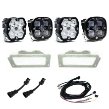 Squadron 2.0 Sport/Squadron Sae Dual Fog Pocket Light Kit Ram 2009-12 1500 2010-18 2500/3500 Clear Baja Designs
