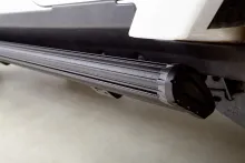 PowerStep Xtreme Electric Running Boards For 2007-2018 Jeep Wrangler JK Unlimited 4-Door AMP Research