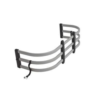 Silver BedXtender HD Tailgate Bed Extender Max Truck Bed Extender For 2004-2024 Ford F-150 (Excludes 2004 F-150 Heritage) 2005-2008 Lincoln Mark LT 2007-2022 Toyota Tundra Standard Bed AMP Research