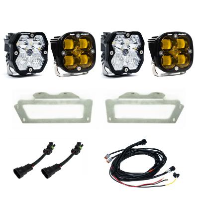 Squadron 2.0 Sport/Squadron Sae Dual Fog Pocket Light Kit Ram 2009-12 1500 2010-18 2500/3500 Baja Amber Baja Designs