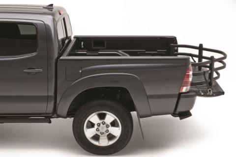 Black BedXtender HD Tailgate Bed Extender Moto For 04-12 Colorado/Canyon 1996-2004 Sonoma 1987-2011 Dodge Dakota 1998-2017 Nissan Frontier 00-06 Toyota Tundra 05-15 Toyota Tacoma 1998-2006 Mazda B-Series 07-09 Mitsubishi Raider Standard Bed AMP Research