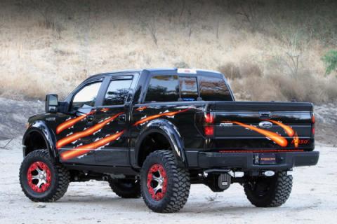 PowerStep Electric Running Boards For 2009-2014 Ford F-150 All Cabs AMP Research