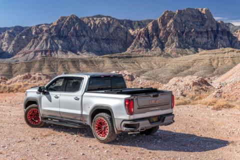 Bedstep Retractable Bumper Step 19-26 Chevy/GMC Silverado/Sierra 1500 2022 Silverado LTD/Sierra Limited AMP Research
