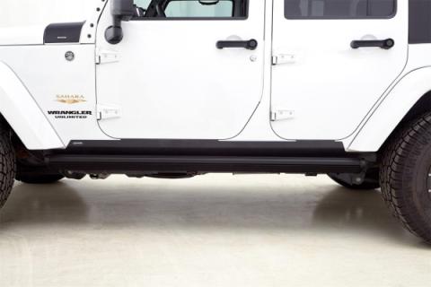 PowerStep Xtreme Electric Running Boards For 2007-2018 Jeep Wrangler JK Unlimited 4-Door AMP Research
