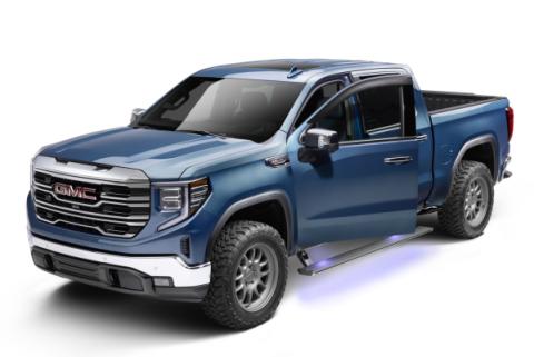 PowerStep SmartSeries Running Board 22-25 Silverado/Sierra 1500 24-26 Silverado/Sierra HD AMP Research