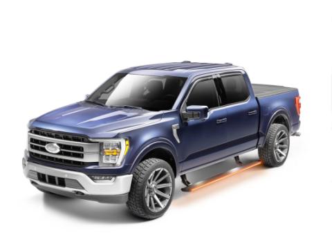 PowerStep Vision Boards For 2021-2025 Ford F-150 Crew Cab AMP Research