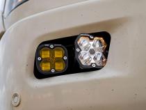 Squadron 2.0 Sport/Squadron Sae Dual Fog Pocket Light Kit Ram 2009-12 1500 2010-18 2500/3500 Baja Amber Baja Designs