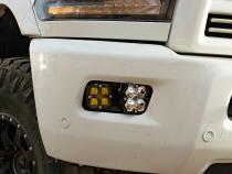 Squadron 2.0 Sport/Squadron Sae Dual Fog Pocket Light Kit Ram 2009-12 1500 2010-18 2500/3500 Baja Amber Baja Designs