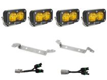 S2 Sport OEM Fog Light Replacement Kit 2024-on Toyota Tacoma TRD Pro/Trailhunter Amber Baja Designs