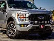 Squadron Pro A-Pillar Kit  21-23 F-150 (Spot; Clear; Upfitter Wiring) Baja Designs