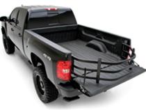 Black BedXtender HD Tailgate Bed Extender Sport For Silverado/Sierra Ford F150/F250/F350 (w/oTailgate Step) Nissan Titan Dodge Ram 1500/2500/3500 (Dually requires kit 74610-01A) Ram 1500 Classic Toyota Tundra Standard Bed AMP Research