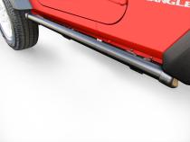 PowerStep Electric Running Boards For 2007-2017 Jeep Wrangler JK 2-Door AMP Research