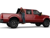 BedStep2 Retractable Truck Bed Side Step For 1999-2016 Ford F-250/F-350 2008-2016 Ford F-450/F-550 All Beds AMP Research